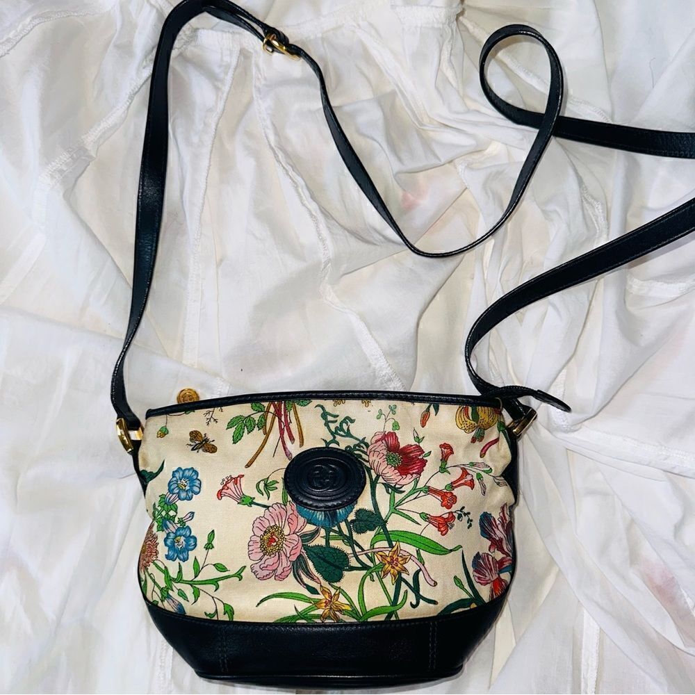 Gucci floral mine cross body shoulder bag - Picture 16 of 16
